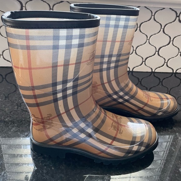 Burberry Rain Boots - Picture 2 of 7